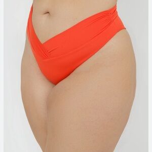 Riot Swim Pico Bikini Bottom in Mango